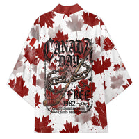 Canada Day Kimono Constitutional Autonomy 1982 Vintage - Broken Chains Freedom