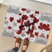 Canada Day Rubber Doormat Constitutional Autonomy 1982 Vintage - Broken Chains Freedom