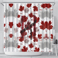 Canada Day Shower Curtain Constitutional Autonomy 1982 Vintage - Broken Chains Freedom