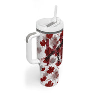 Canada Day Tumbler With Handle Constitutional Autonomy 1982 Vintage - Broken Chains Freedom