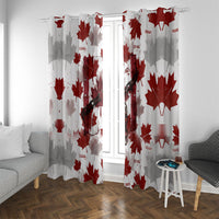 Canada Day Window Curtain Constitutional Autonomy 1982 Vintage - Broken Chains Freedom