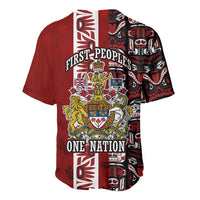 Canada Day Indigenous First Nations Baseball Jersey Tribal Haida Totem Art One Nation