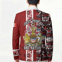 Canada Day Indigenous First Nations Blazer Tribal Haida Totem Art One Nation
