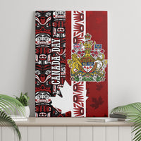 Canada Day Indigenous First Nations Canvas Wall Art Tribal Haida Totem Art One Nation