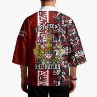 Canada Day Indigenous First Nations Kimono Tribal Haida Totem Art One Nation