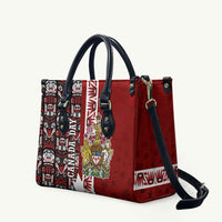 Canada Day Indigenous First Nations Leather Bag Tribal Haida Totem Art One Nation