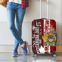 Canada Day Indigenous First Nations Luggage Cover Tribal Haida Totem Art One Nation