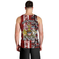 Canada Day Indigenous First Nations Men Tank Top Tribal Haida Totem Art One Nation