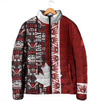 Canada Day Indigenous First Nations Padded Jacket Tribal Haida Totem Art One Nation