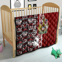 Canada Day Indigenous First Nations Quilt Tribal Haida Totem Art One Nation