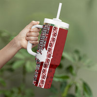 Canada Day Indigenous First Nations Tumbler With Handle Tribal Haida Totem Art One Nation