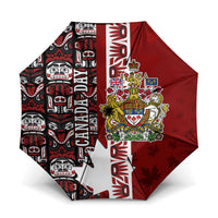 Canada Day Indigenous First Nations Umbrella Tribal Haida Totem Art One Nation