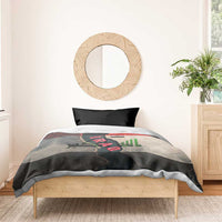 Iraq Flag Texture Bedding Set with Golden Eagle Emblem and Cracked Earth Background Design - Wonder Print Shop