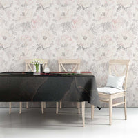 Iraq Flag Texture Tablecloth with Golden Eagle Emblem and Cracked Earth Background Design - Wonder Print Shop