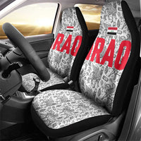 Iraq Ancient Mesopotamian Lamassu Car Seat Cover with Mythical Motif Design - Wonder Print Shop