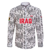 Iraq Ancient Mesopotamian Lamassu Family Matching Puletasi and Hawaiian Shirt with Mythical Motif Design - Wonder Print Shop