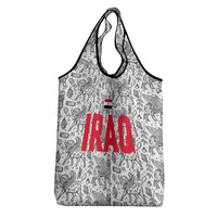 Iraq Ancient Mesopotamian Lamassu Grocery Bag with Mythical Motif Design - Wonder Print Shop