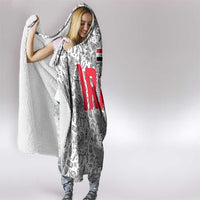 Iraq Ancient Mesopotamian Lamassu Hooded Blanket with Mythical Motif Design - Wonder Print Shop
