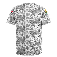 Iraq Ancient Mesopotamian Lamassu Rugby Jersey with Mythical Motif Design - Wonder Print Shop