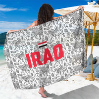 Iraq Ancient Mesopotamian Lamassu Sarong with Mythical Motif Design - Wonder Print Shop