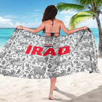 Iraq Ancient Mesopotamian Lamassu Sarong with Mythical Motif Design - Wonder Print Shop