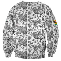 Iraq Ancient Mesopotamian Lamassu Sweatshirt with Mythical Motif Design - Wonder Print Shop