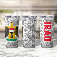 Iraq Ancient Mesopotamian Lamassu Tumbler Cup with Mythical Motif Design - Wonder Print Shop