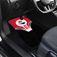 Iraq Car Mats with Lamassu Mythical Creature and National Map Design - Wonder Print Shop