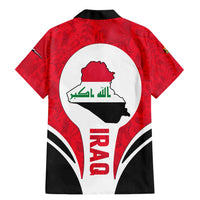 Iraq Family Matching Mermaid Dress and Hawaiian Shirt with Lamassu Mythical Creature and National Map Design - Wonder Print Shop