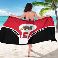 Iraq Sarong with Lamassu Mythical Creature and National Map Design - Wonder Print Shop