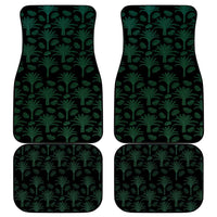Iraq Car Mats with Palm Tree Landscape and Map Silhouette Design - Wonder Print Shop