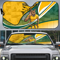 Personalized Australia Soccer Kangaroo Mascot Auto Sun Shade Sydney Opera House - Hear the Champions Roar Football