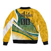 Personalized Australia Soccer Kangaroo Mascot Bomber Jacket Sydney Opera House - Hear the Champions Roar Football