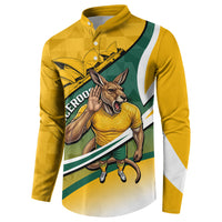 Personalized Australia Soccer Kangaroo Mascot Button Sweatshirt Sydney Opera House - Hear the Champions Roar Football