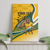 Personalized Australia Soccer Kangaroo Mascot Canvas Wall Art Sydney Opera House - Hear the Champions Roar Football
