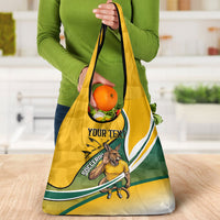 Personalized Australia Soccer Kangaroo Mascot Grocery Bag Sydney Opera House - Hear the Champions Roar Football