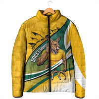 Personalized Australia Soccer Kangaroo Mascot Padded Jacket Sydney Opera House - Hear the Champions Roar Football