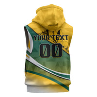 Personalized Australia Soccer Kangaroo Mascot Sleeveless Zip Hoodie Sydney Opera House - Hear the Champions Roar Football