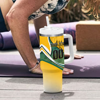 Personalized Australia Soccer Kangaroo Mascot Tumbler With Handle Sydney Opera House - Hear the Champions Roar Football