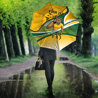 Personalized Australia Soccer Kangaroo Mascot Umbrella Sydney Opera House - Hear the Champions Roar Football