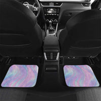 Bowling Strike Graphic Car Mats Custom Flaming Ball and Pastel Gradient Swirl Pattern Design - Wonder Print Shop