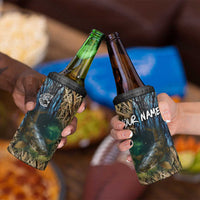 Catfish Fishing Underwater Scene 4 in 1 Can Cooler Tumbler Custom Name Swamp Grass and Camouflage - Wonder Print Shop