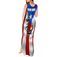 Puerto Rico Fishing Tank Maxi Dress Fish Hook Flag PR Custom Name - Wonder Print Shop