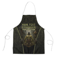 Personalized Muscular Goblin Weightlifting Apron Pain For Growth Dark Fantasy Gym Graphic