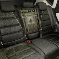 Personalized Muscular Goblin Weightlifting Back Car Seat Cover Pain For Growth Dark Fantasy Gym Graphic