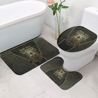 Personalized Muscular Goblin Weightlifting Bathroom Set Pain For Growth Dark Fantasy Gym Graphic