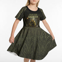 Personalized Muscular Goblin Weightlifting Kid Short Sleeve Dress Pain For Growth Dark Fantasy Gym Graphic