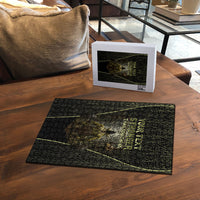 Personalized Muscular Goblin Weightlifting Puzzle Pain For Growth Dark Fantasy Gym Graphic