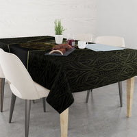 Personalized Muscular Goblin Weightlifting Tablecloth Pain For Growth Dark Fantasy Gym Graphic