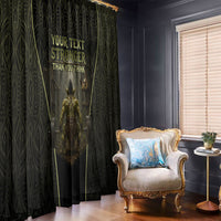 Personalized Muscular Goblin Weightlifting Window Curtain Pain For Growth Dark Fantasy Gym Graphic
